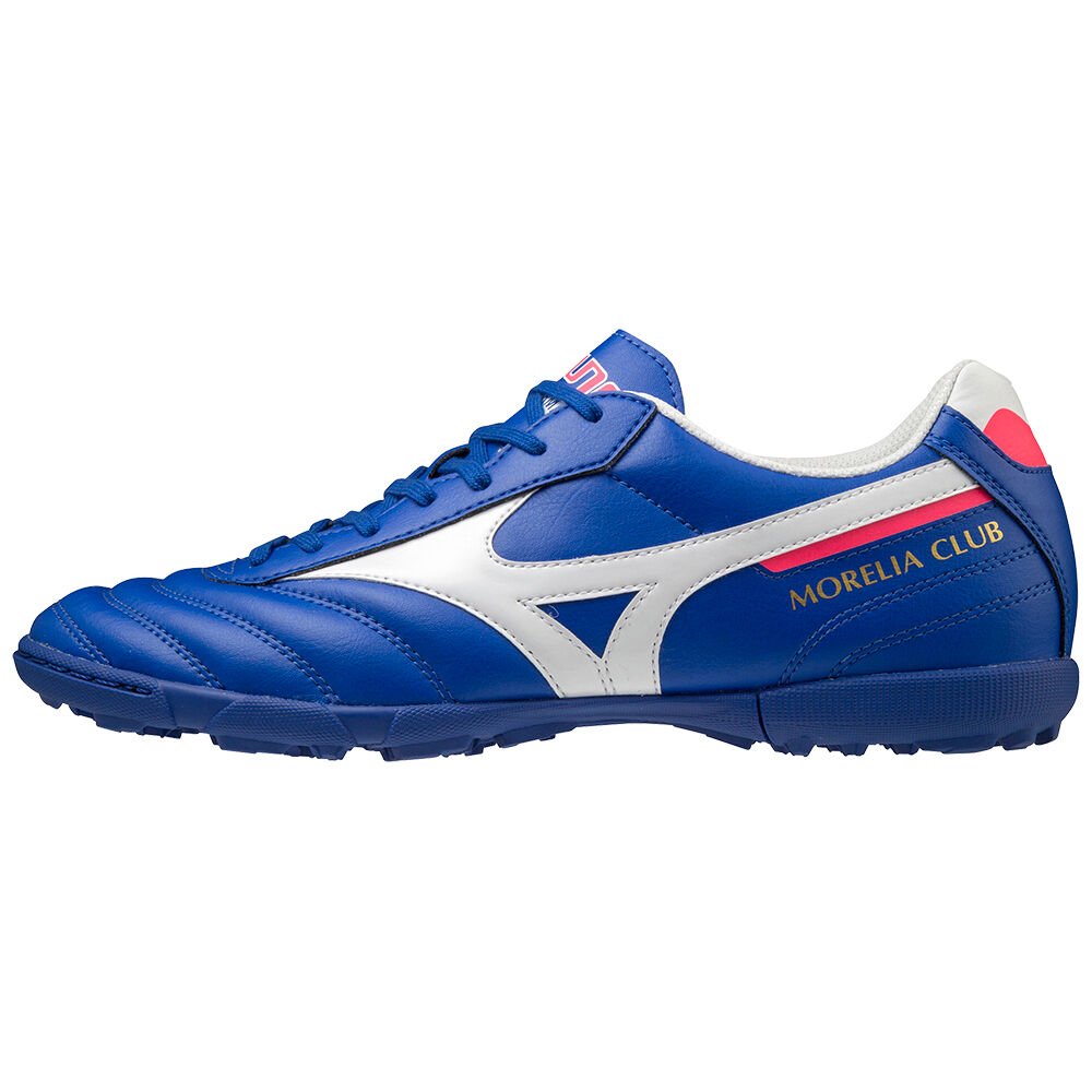 Mizuno Morelia II Club AS - Bayan Futbol Ayakkabısı - Mavi/Beyaz Türkiye (VYWQJG-734)